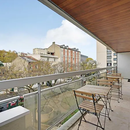 Apartamento Charming With Ac & Balcony Suresnes